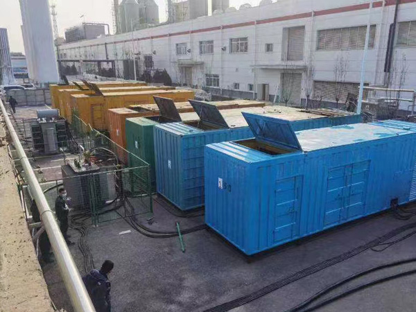海南柴油发电机出租案例展示